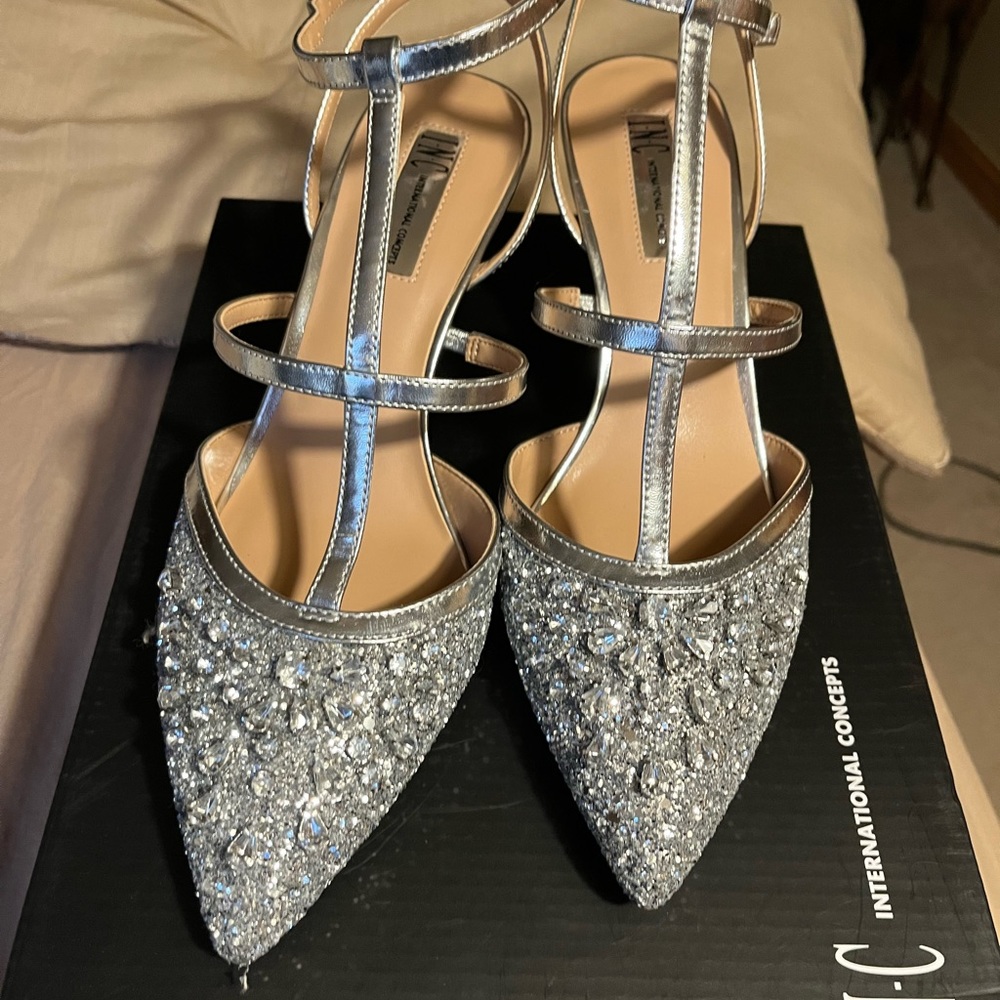 New Silver INC Dress heels.